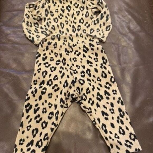 Carter’s matching cheetah print outfit - Picture 1 of 4
